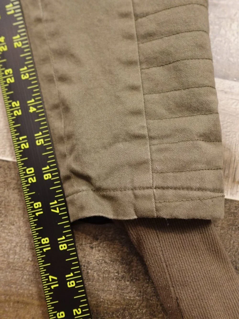 Star Wars Moto Utility Jacket Women’s Size 2 Olive Green‎ Thumbhole Jacket